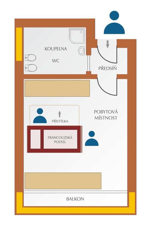 Hotel Nastup Loučná pod Klínovcem Стая снимка